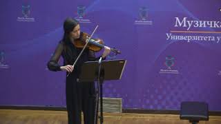 Vojin Komadina: Partita bosniensis II, for violin (Leonora Bajramoski, DANI VOJINA KOMADINE 2017)