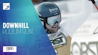Niels Hintermann (SUI) | 3rd place | Men's Downhill | Val Gardena | FIS Alpine
