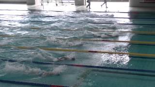 日本学生選手権大会　女子50m CMAS ビーフィン