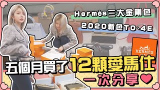 【絲心瘋】五個月買了12顆愛馬仕一次分享Hermès三大金剛色、還有2020新色T0、4E！