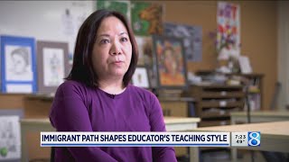 Kentwood art teacher draws on experience as refugee to guide students