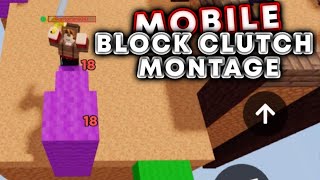 Mobile block clutch montage | roblox bedwars