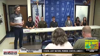 Guilford High School students commit to join armed forces