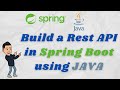 Build a Rest API in Spring Boot using JAVA | RestController | RequestMapping | ResponseEntity