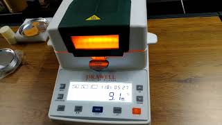 เครื่องวิเคราะห์ความชื้นรุ่น DW-110MW Moisture Analyzer จาก Drawell