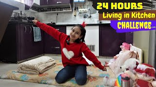 Living In KITCHEN For 24 Hours Challenge | #LearnWithPari