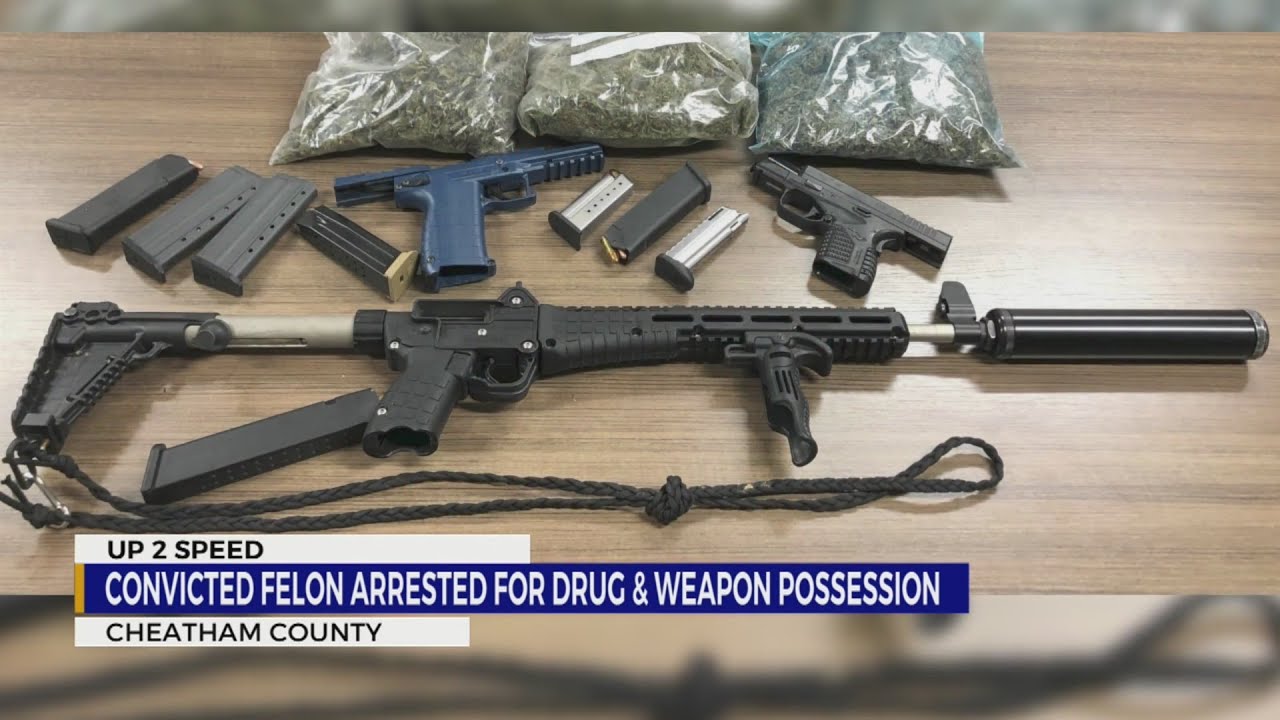 Convicted Felon Arrested For Drug And Weapon Possession - YouTube