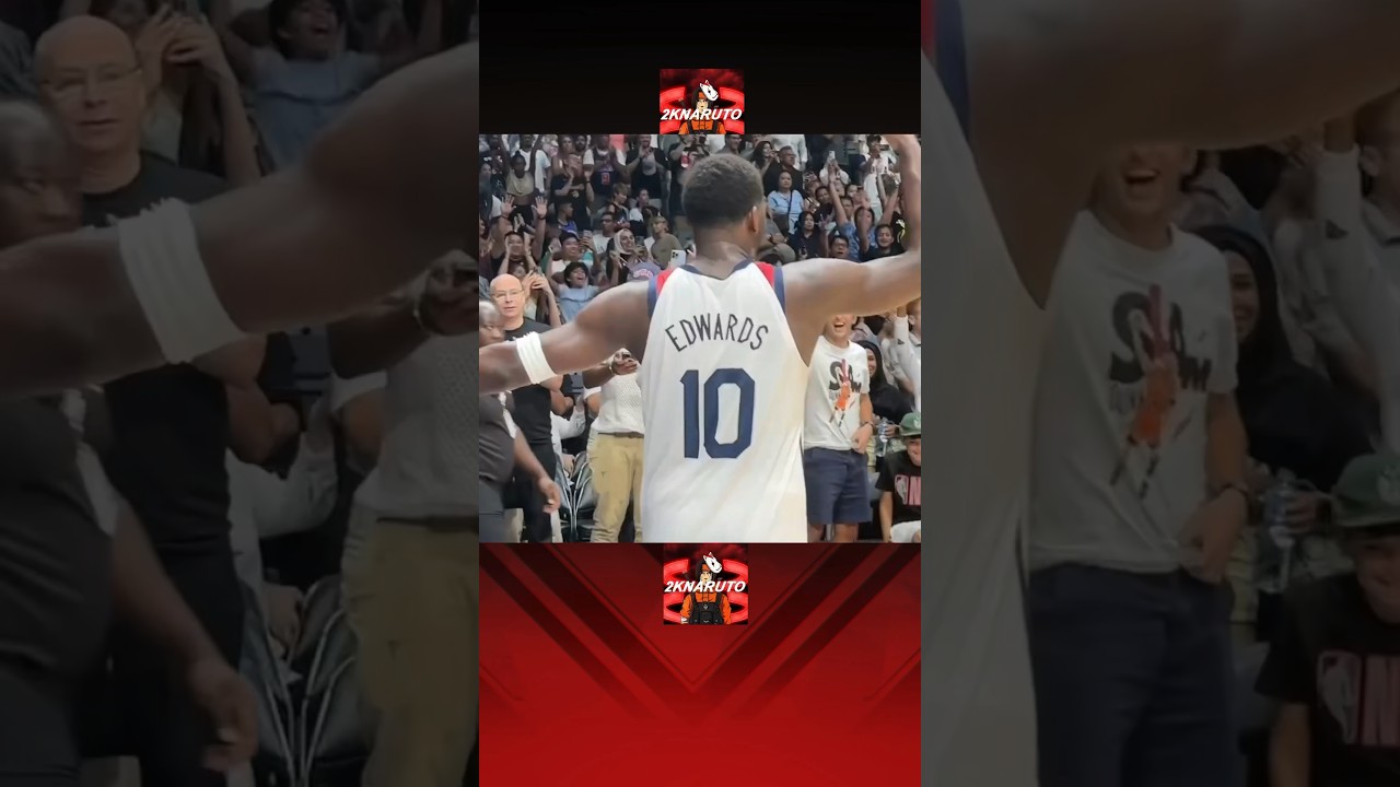 😂😤 ANTHONY EDWARDS IS HYPED AFTER TEAM USA WIN #nba #basketballplayer # ...