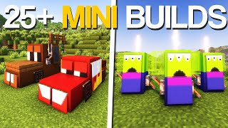 Minecraft: 25+ Mini Build Hacks & Ideas!