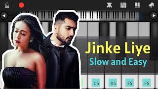 Jinke Liye Piano Tutorial | Neha Kakkar Feat.Jaani | B Praak | Easy Piano Tutorial