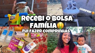 VLOG- RECEBI O BOLSA FAMÍLIA+FIZ COMPRINHAS+COMPREI UMA CADEIRA DE ALIMENTAÇÃO PRO MEU BEBÊ