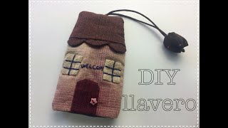 TUTORIAL/DIY Como hacer un llavero de tela