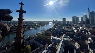 Germany Domturm Frankfurt Cathedral Hessen | 4K 60fps | Frankfurt City Skyscrapers Musafir Videos