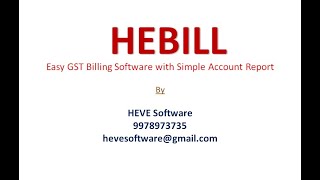 Mybill -Easy Billing Software