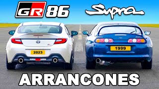 Nuevo Toyota GR86 vs Mk4 Supra: ARRANCONES
