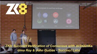 ZK8: Succinct Verification of Consensus with zkSNARKs - Uma Roy \u0026 John Guibas - Succinct Labs