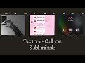 subliminals thu hút tin nhắn từ người Ấy 📩