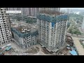 HillRetreat 2 Construction Stages Drone View Tower 4: Level 7 &Tower 5: Level 15 work in progress