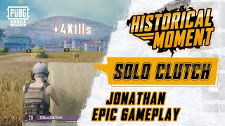 JONATHAN, the One-Man Army!😎 [Historical Moment | PUBG MOBILE]