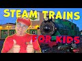 Matty Crayons Steam Trains | Trains for kids