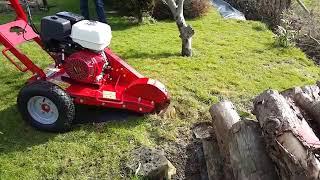 Removing Tree Stumps with the Camon SG30 Petrol Stump Grinder