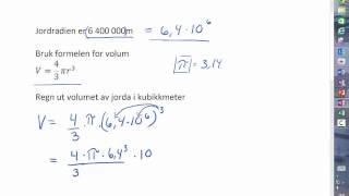 Tall på standardform, praktisk oppgave