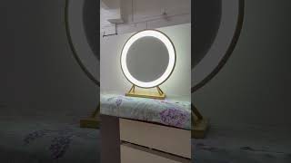 “Elegance Glow: Premium Table Stand Makeup LED Mirror”