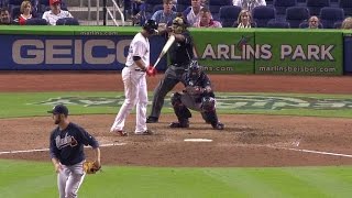 ATL@MIA: Martin records his first Major League K