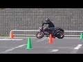 sv650 fukumotoさん ジムカーナコース motogymkahana