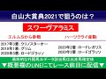 【白山大賞典2021予想】スワーヴアラミス！２つの好走条件！