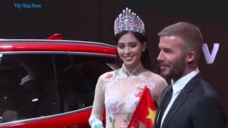 David Beckham kicks off Vietnam's first car range