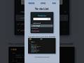 Build a Modern To-Do List App 🚜 | HTML/CSS/JS Tutorial (2025) | mzcode01 #css #coding #javascript