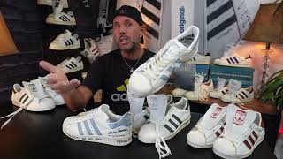 Adidas Superstar 82,  re-release  from Chris Law. Adidas Superstar made in France from Chris Severn