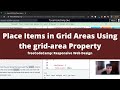 Place Items in Grid Areas Using the grid area Property (CSS Grid) freeCodeCamp tutorial