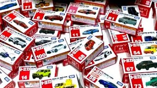 トミカ☆はたらくくるまのミニカーをトミカ箱から出してチェックーーー！☆Take theTomica mini cars out of the box and check it out!