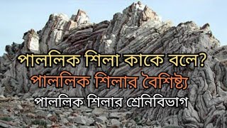 পাললিক শিলা কাকে বলে? পাললিক শিলার বৈশিষ্ট্য ও শ্রেনীবিভাগ।