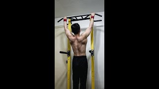 턱걸이 정자세 12개(pull up 12rep)