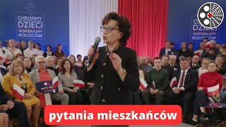 Tomaszów Lubelski: Elżbieta Witek - pytania mieszkańców