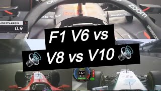 F1 V6, V8, V10 | F1 Engine & Lap Time Comparison across different years of Formula 1
