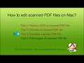 How to Edit scanned PDF documents on Mac? [PDF Editor OCR]