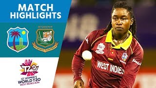 Dottin Takes 5-6 In Amazing Display! | Windies v Bangladesh | Women's #WT20 2018 - Highlights