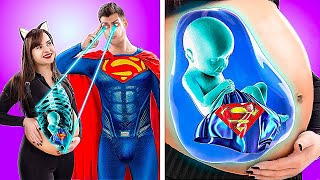 Pregnant Superheroes! 14 Funny Pregnancy Situations!