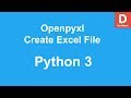 Python OpenPyXL Create Excel File