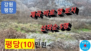 [낙찰 완료] 평창 토지 평당 10만원 #강원도 땅 #강원도 토지 #계곡 땅 #계곡 토지 #캠핑장 토지 #펜션 토지 #소액 투자 #2021-300010