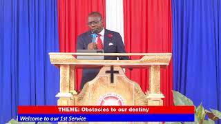 SUNDAY SERVICE LIVE 1st SERVICE 19/01/2025      Obstacles to our destiny