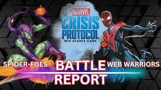 Marvel Crisis Protocol Web Warriors vs Spider Foes Battle Report S05E03