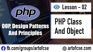 Object Oriented PHP Bangla Tutorial - 02 PHP Class and Object
