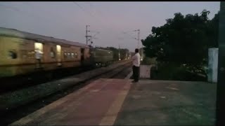 | 08545 KRPU-VSKP SPECIAL PASSENGER with VISTADOME COACH Departing SCM | WAG-5 | INDIAN RAILWAYS |