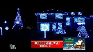 Deck the Homes Holiday Contest Grand Prize Winner: Robert Osenkowski From Bristol, CT