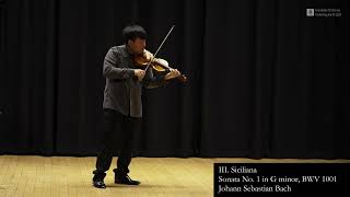 Violinist Luke Hsu presented by FCPA